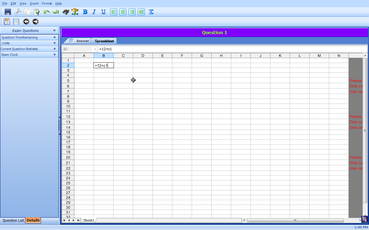 Spreadsheet Tab Powered by Kayako Help Desk Software